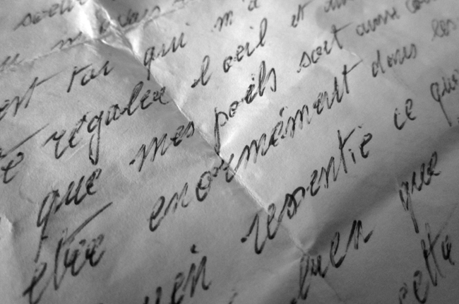 lettre d'amour